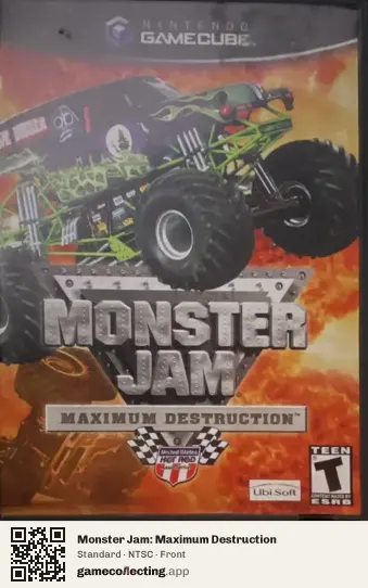 Monster Jam: Maximum Destruction Nintendo GameCube, NTSC box front
