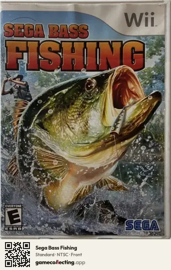 Sega Bass Fishing Nintendo Wii, NTSC box front