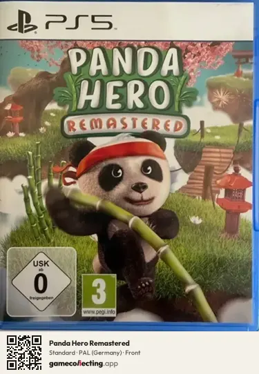 Panda Hero Remastered PlayStation 5, Germany box front