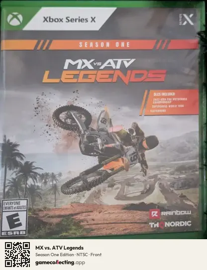 MX vs. ATV Legends Xbox Series X, NTSC box front