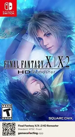 Final Fantasy X/X-2 HD Remaster Nintendo Switch, NTSC box front