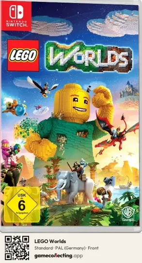 LEGO Worlds Nintendo Switch, Germany box front