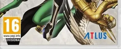 Shin Megami Tensei V, the PEGI square on its front