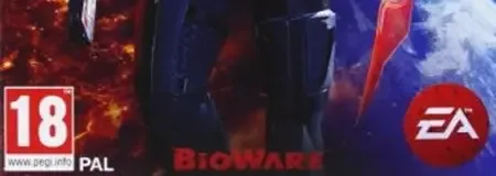 Mass Effect 3, the PEGI square on its front