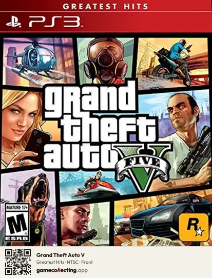 Grand Theft Auto V PlayStation 3, NTSC box front