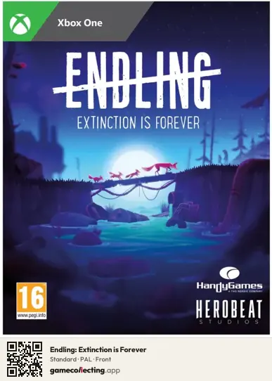 Endling: Extinction is Forever Xbox One, PAL box front