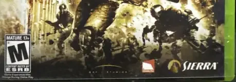 F.E.A.R., the ESRB box on its front