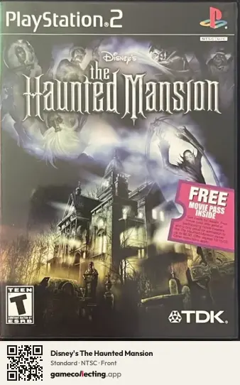 Disney's The Haunted Mansion PlayStation 2, NTSC box front