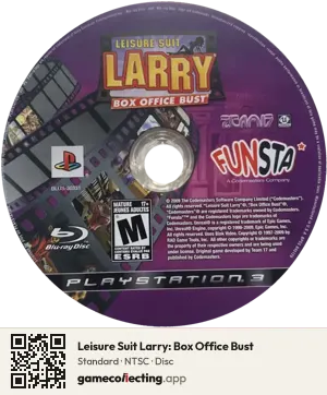 Leisure Suit Larry: Box Office Bust PlayStation 3, NTSC disc