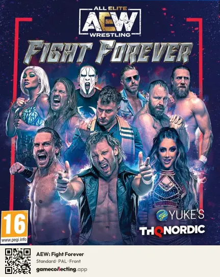 AEW: Fight Forever PlayStation 5, PAL box front