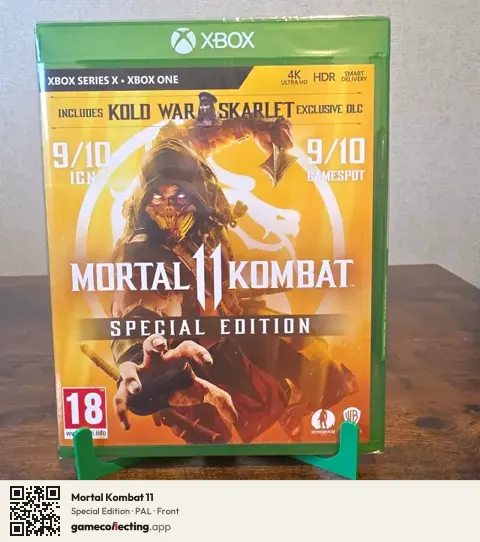Mortal Kombat 11 Xbox One, PAL box front