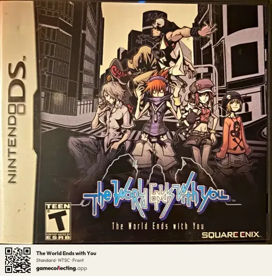 The World Ends with You Nintendo DS, NTSC box front