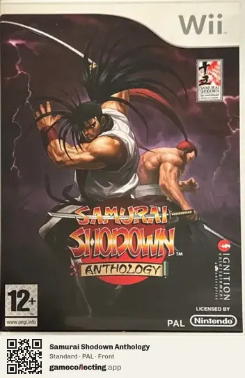 Samurai Shodown Anthology Nintendo Wii, PAL box front