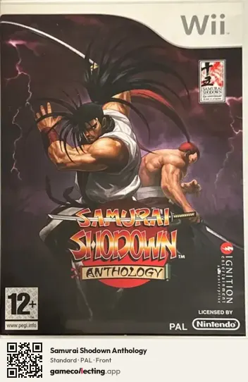 Samurai Shodown Anthology Nintendo Wii, PAL box front