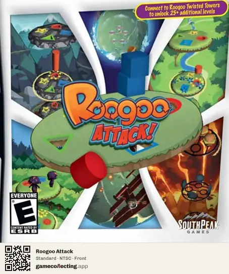 Roogoo Attack Nintendo DS, NTSC box front
