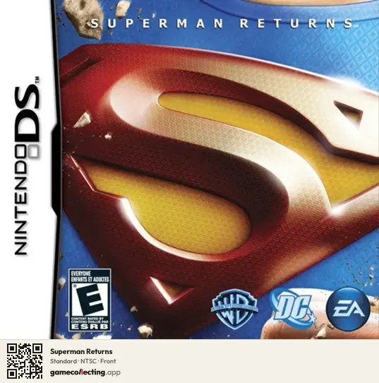 Superman Returns Nintendo DS, NTSC box front