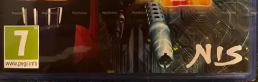 Raiden IV x Mikado Remix, the PEGI square on its front