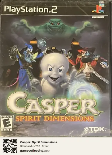 Casper: Spirit Dimensions PlayStation 2, NTSC box front