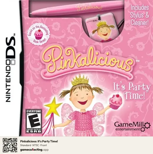 Pinkalicious: It's Party Time! Nintendo DS, NTSC box front
