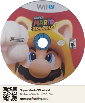 Super Mario 3D World Nintendo Wii U, NTSC disc