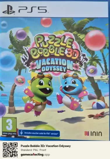 Puzzle Bobble 3D: Vacation Odyssey PlayStation 5, PAL box front