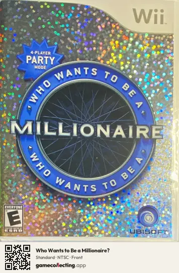 Who Wants to Be a Millionaire? Nintendo Wii, NTSC box front