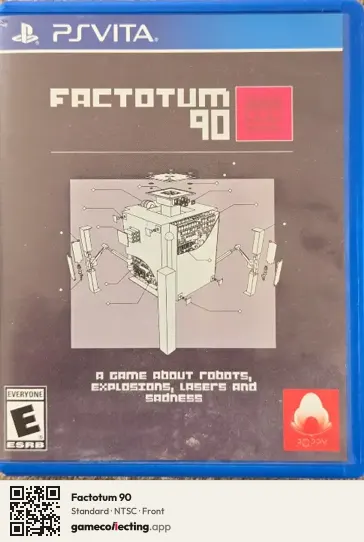 Factotum 90 PlayStation Vita, NTSC box front