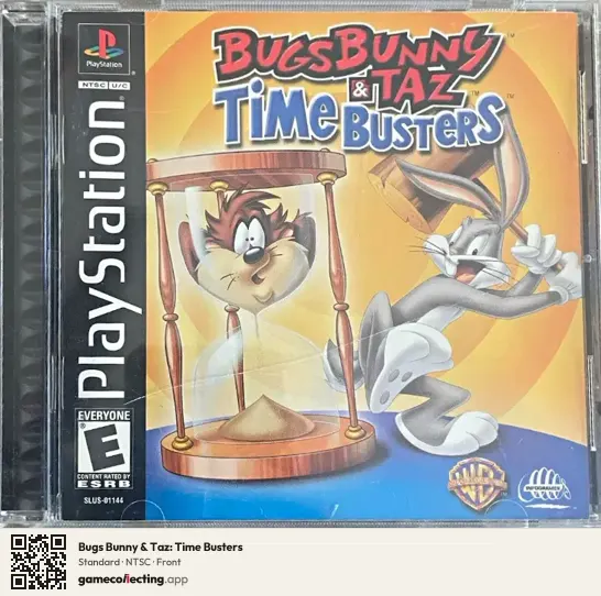 Bugs Bunny & Taz: Time Busters PlayStation, NTSC box front
