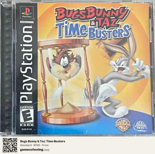 Bugs Bunny & Taz: Time Busters PlayStation, NTSC box front
