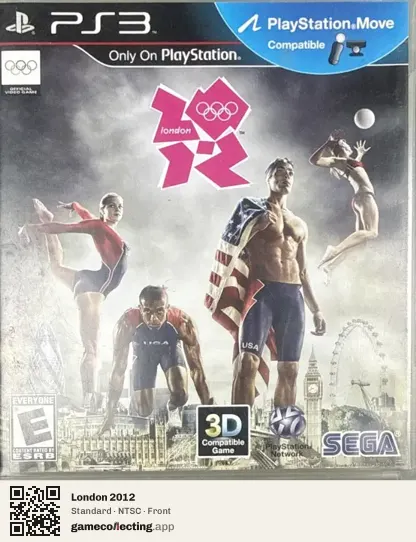 London 2012 PlayStation 3, NTSC box front