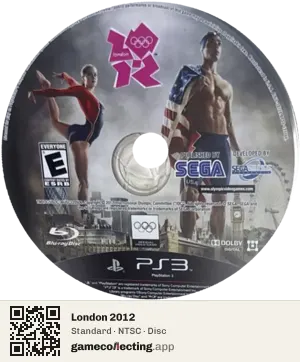 London 2012 PlayStation 3, NTSC disc