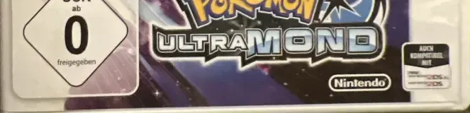 Pokémon Ultra Moon, the USK square on its front