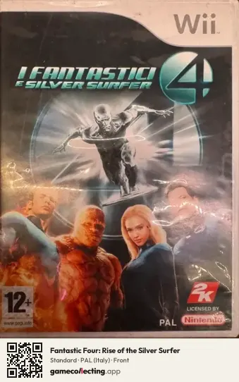 Fantastic Four: Rise of the Silver Surfer Nintendo Wii, Italy box front