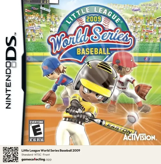 Little League World Series Baseball 2009 Nintendo DS, NTSC box front