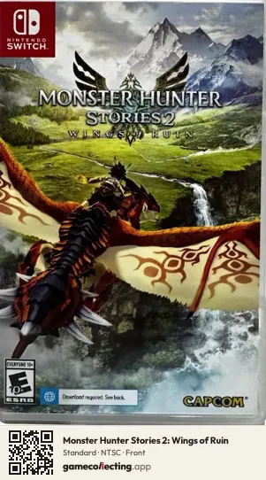 Monster Hunter Stories 2: Wings of Ruin Nintendo Switch, NTSC box front