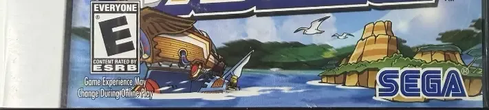 Sonic Rush Adventure, the ESRB box on its front