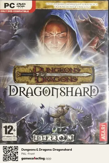 Dungeons & Dragons: Dragonshard Computer, PAL box front