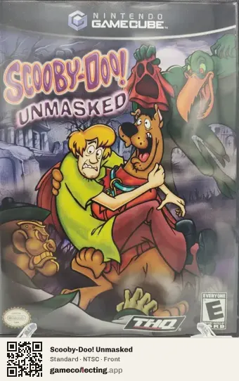 Scooby-Doo! Unmasked Nintendo GameCube, NTSC box front