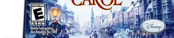 A Christmas Carol, the ESRB box on its front