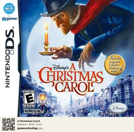 A Christmas Carol Nintendo DS, NTSC box front