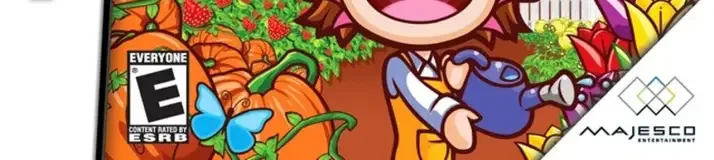 Gardening Mama, the ESRB box on its front