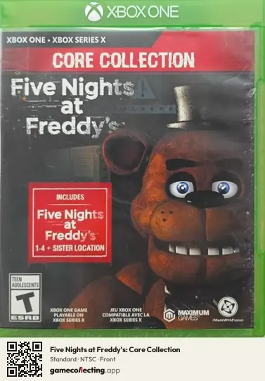 Five Nights at Freddy's: Core Collection Xbox One, NTSC box front