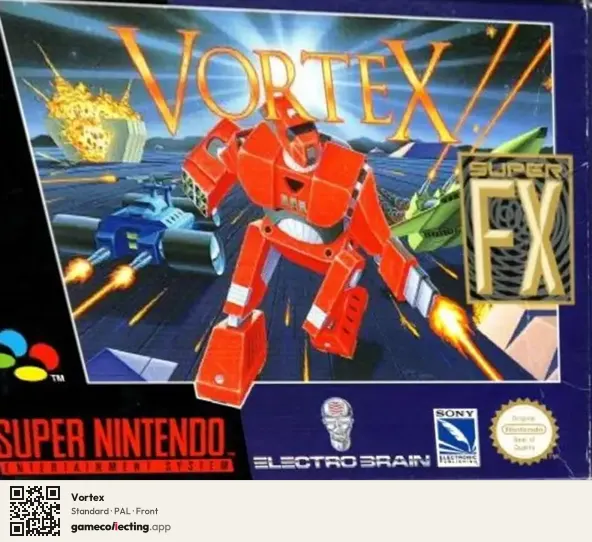 Vortex Super Nintendo Entertainment System, PAL box front