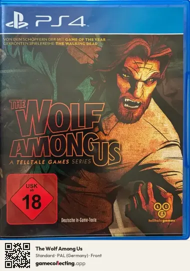 The Wolf Among Us PlayStation 4, Germany box front