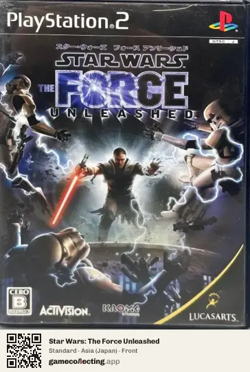 Star Wars: The Force Unleashed PlayStation 2, Asia box front