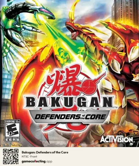 Bakugan: Defenders of the Core Nintendo DS, NTSC box front