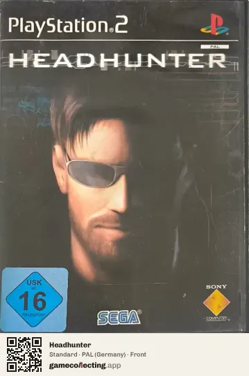 Headhunter PlayStation 2, Germany box front