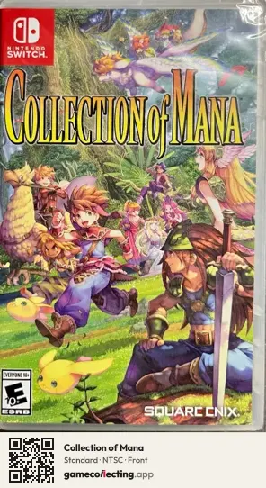 Collection of Mana Nintendo Switch, NTSC box front