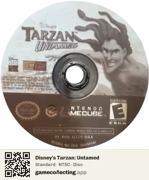 Disney's Tarzan: Untamed Nintendo GameCube, NTSC disc