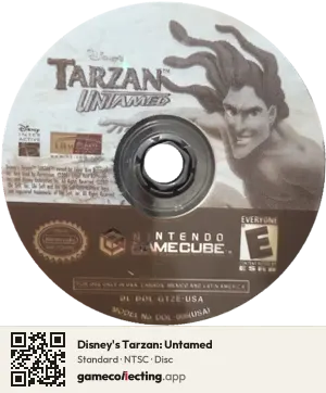 Disney's Tarzan: Untamed Nintendo GameCube, NTSC disc